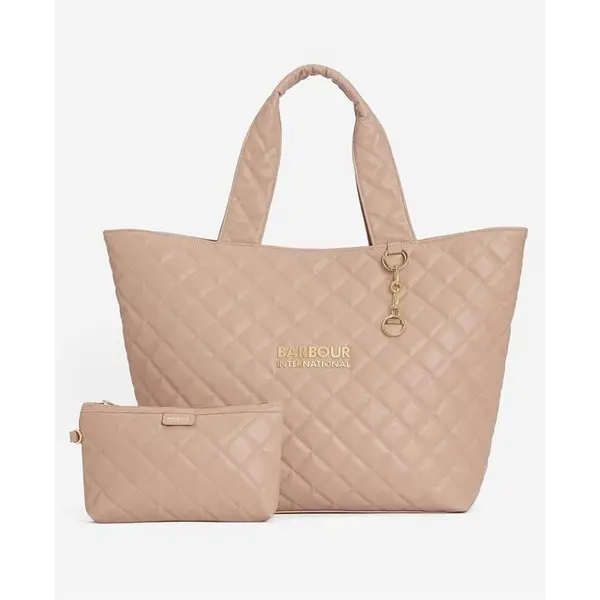 Image of Barbour International Battersea Tote Bag - Cream One Size