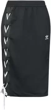 Image of Adidas Laced Skirt Medium-length skirt black