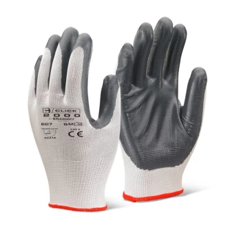 Image of Nitrile P/C Polyester Grey - Size Grey - Size L