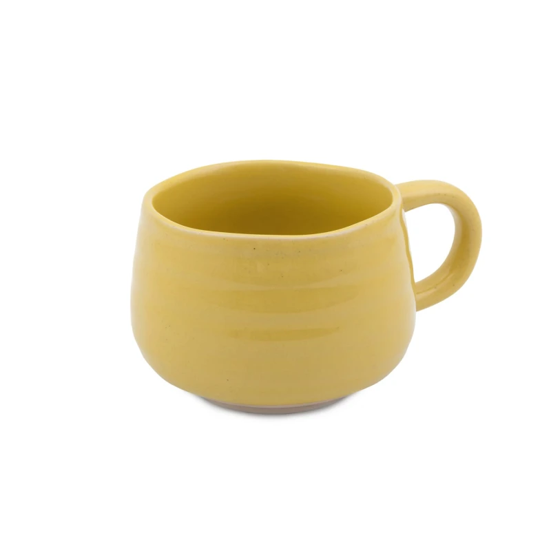 Image of Jamie Oliver Big Love 'Cosy Cuppa' Mug, Yellow, 375ml Yellow