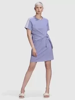 Image of adidas Originals Happy Summer Tee Dress - Light Purple, Light Purple, Size 6, Women
