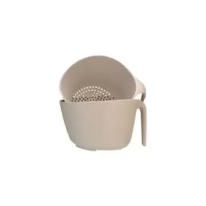 Image of Fusion Twist Mixing Bowl & Colander Set Grey