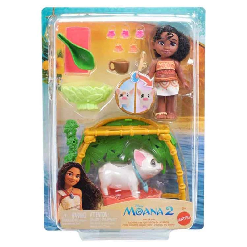 Image of Disney Moana 2 Simea & Pua Bathtime Fun Playset 1023044