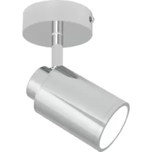Image of Sensio Lukso Bathroom IP44 Ceiling Light 1 Bulb Chrome