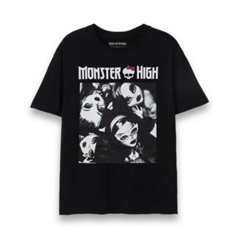 Image of Monster High Short Sleeved T-Shirt Black female