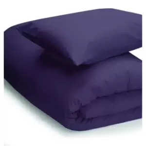Image of Easy Care Minimum Iron Duvet Cover King Mauve