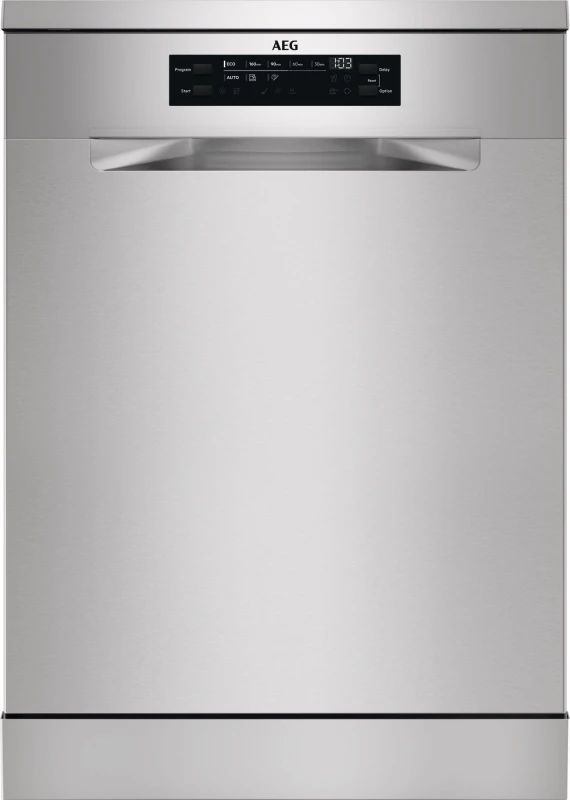 Image of AEG Series 9000 SatelliteClean Freestanding Dishwasher - Silver C-rated 911514245 Silver