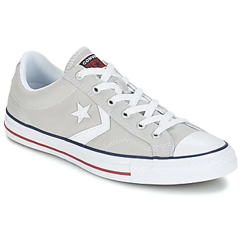 Image of Converse STAR PLAYER CORE CANV OX womens Shoes Trainers in Grey,4.5,5.5,6,11,3,12,5,4,3,4,6,7,11,12