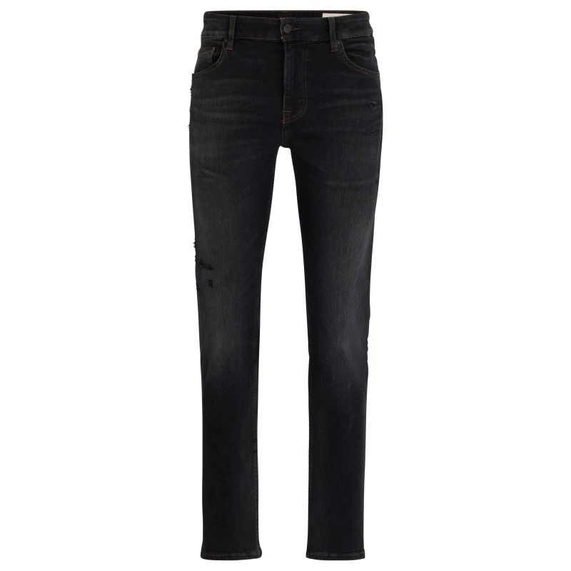 Image of Boss Mens Delaware Bc C Jeans Dark Grey male 30W R
