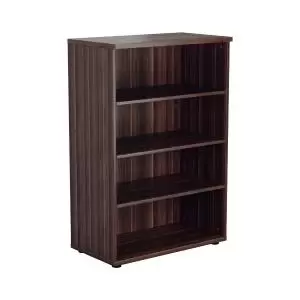 Image of Jemini Wooden Bookcase 800x450x1600mm Dark Walnut KF810506 KF810506