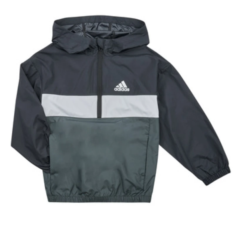 Image of adidas JK WV ANORAK boys's in Grey
