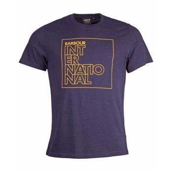 Image of Barbour International Outline T-Shirt - Night Sky BU99