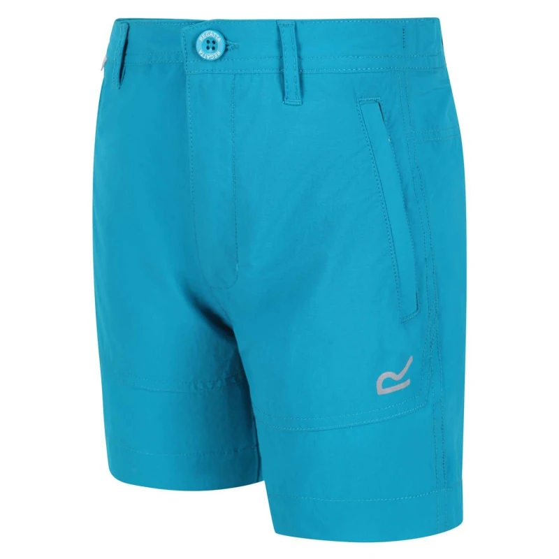 Image of Regatta Highton Walking Shorts - Blue Blue 11 - 12 Years