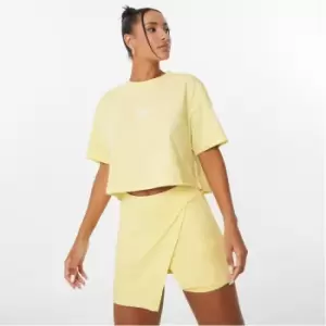 Image of Slazenger Sofia Richie Stripe T-Shirt - Yellow