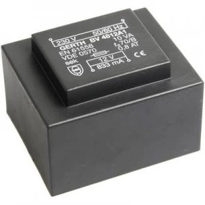 Image of PCB mount transformer 1 x 230 V 1 x 24 V AC 10 VA 416 mA