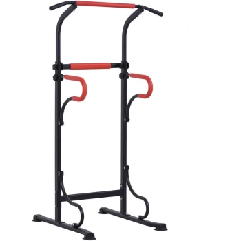 Image of Homcom - Steel Multi-Use Exercise Power Tower Station Adjustable Height w/ Grips