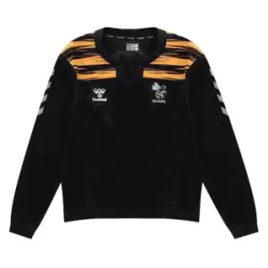 Image of Hummel Wasps Training Top 2021 2022 Juniors - Black