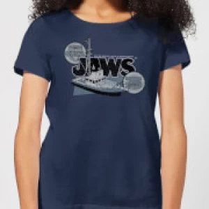 Image of Jaws Orca 75 Womens T-Shirt - Navy - M