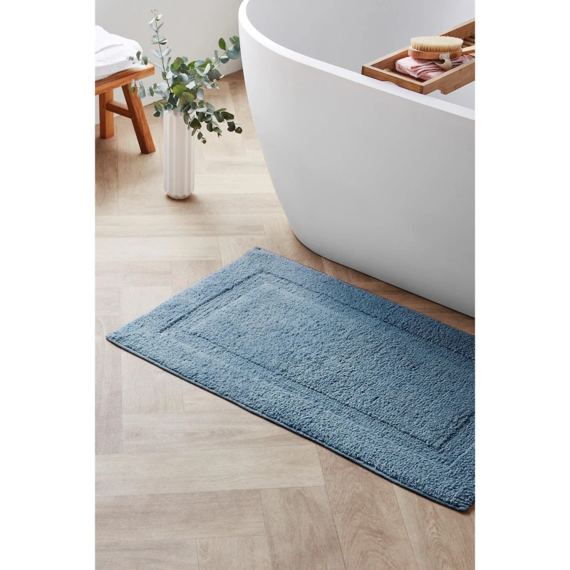 Image of Homelife Homelife Tufted Bath Mat - Blue Blue One Size