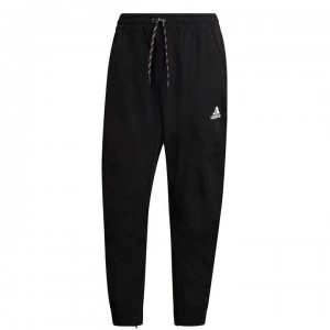 Image of adidas 3 Stripe Woven Jogging Pants Mens - Black/White