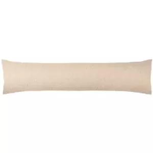 Image of Furn Malham Shearling Fleece Draught Excluder Case, Latte