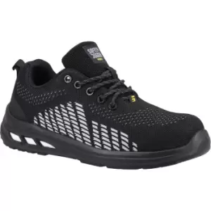 Image of Safety Jogger Mens Fitz Safety Trainers (9 UK) (Black)