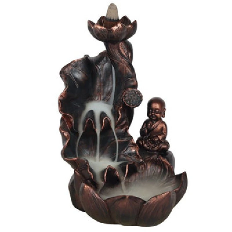 Image of Something Different Something Different Buddha Backflow Incense Burner in Brown Brown One Size Unisex 5059699348219
