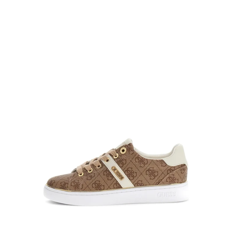 Image of Guess Womens Trainers Guess Britz Beige Female 37