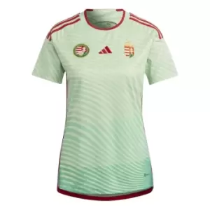 Image of adidas Hungary Away Shirt 2022/2023 Womens - Green