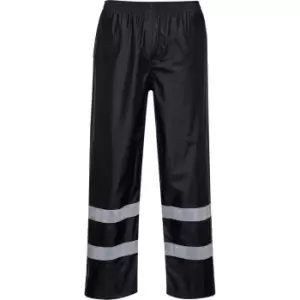 Image of Portwest Classic Iona Waterproof Rain Trousers Black S 31"