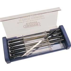 Image of Draper 10 Piece Diamond Needle File Set