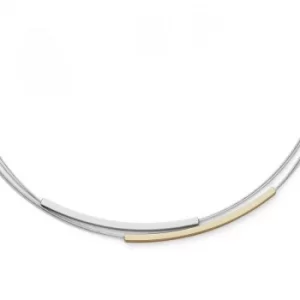 Image of Ladies Skagen Two-tone steel/gold plate Elin Necklace