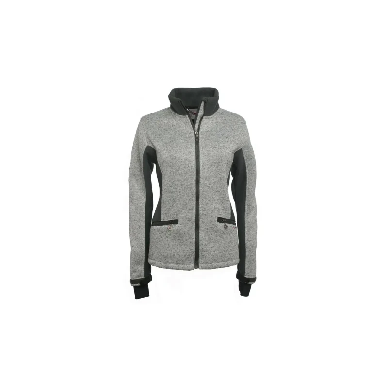 Image of Womens fleece jacket Peak Mountain chineAtmos Gris Female L