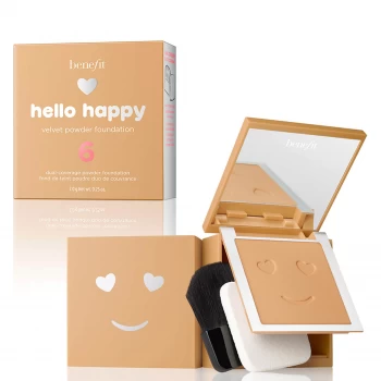Image of benefit Hello Happy Velvet Powder Foundation (Various Shades) - 5 Shade 06