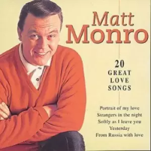 Image of 20 Great Love Songs by Matt Monro CD Album