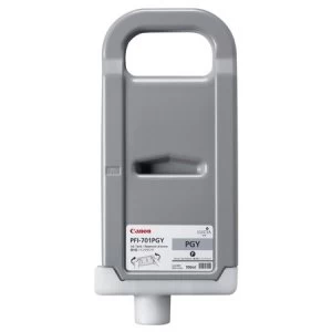 Image of Canon PFI701PGY Photo Grey Ink Cartridge