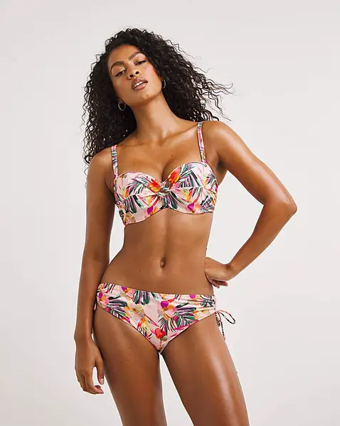 Image of Panache Panache Paradise Tie Side Bikini Brief Pnktropical Female 20 BB95106