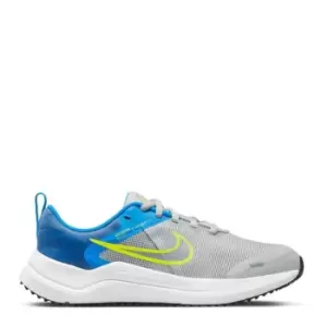 Image of Nike Downshifter 12 Big Kids Road Running Shoes - Grey