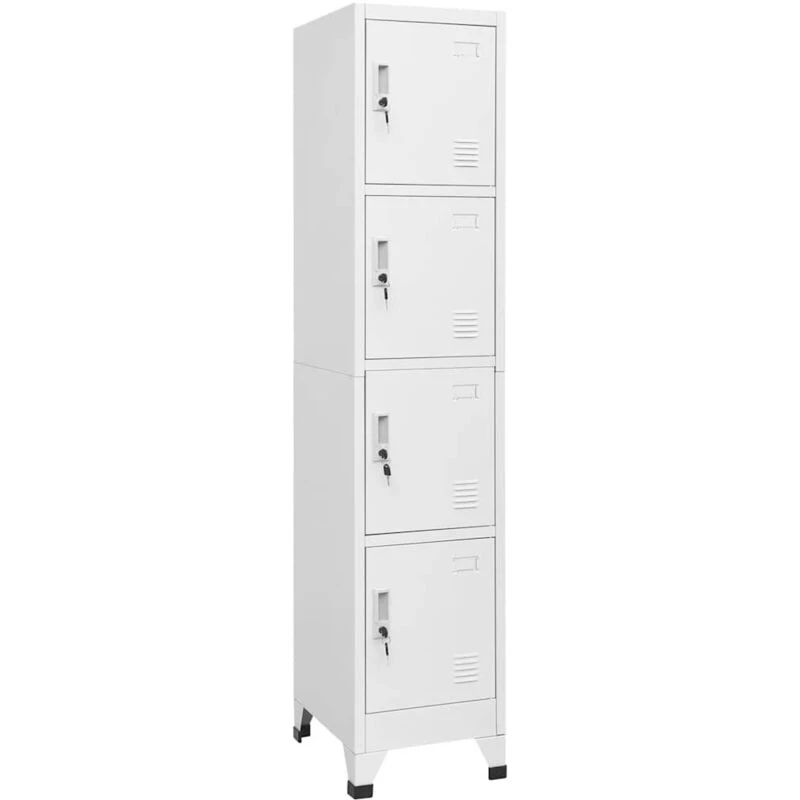 Image of VIDAXL Locker Cabinet with 4 Compartments 38x45x180cm Vidaxl 244475