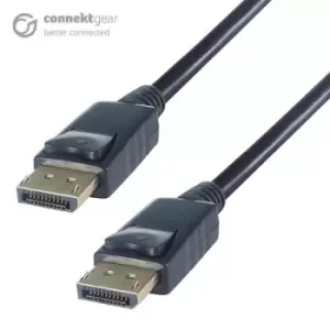Image of CONNEkT Gear 5m V1.2 DisplayPort Connector Cable - Male to Male Gold Lockable Connectors