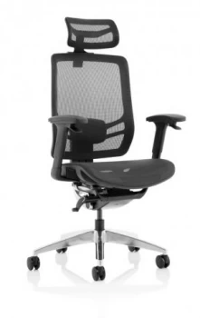 Image of Ergo Click - Mesh Seat, Mesh Back with Headrest, Black