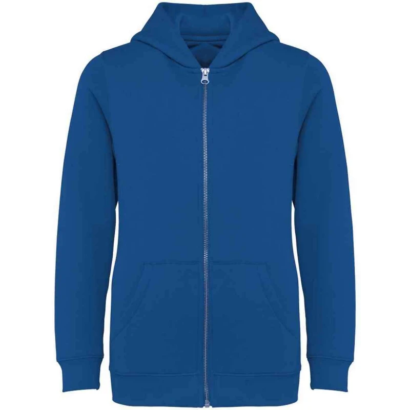 Image of Native Spirit Full Zip Hoodie in Blue Size: 4-6 Years Blue Unisex 4-6 Years