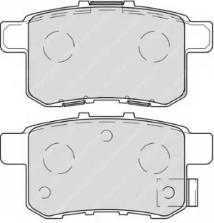 Image of Ferodo FDB4198 Brake Pad Set Rear Axle Premier Car