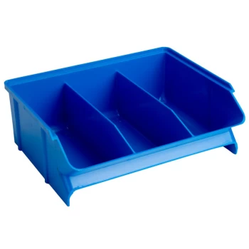 Image of Treston 30-23L-6 Picking Bin 160 x 198 x 70mm Fixed Dividers - Blue