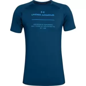Image of Under Armour MK-1 T Shirt Mens - Blue