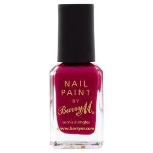 Image of Barry M Nail Paint Raspberry Red