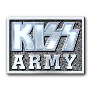 Image of KISS - Army Block Pin Badge