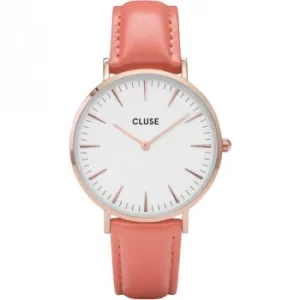 Image of Ladies Cluse La Boheme Limited Edition Flamingo Pink Watch