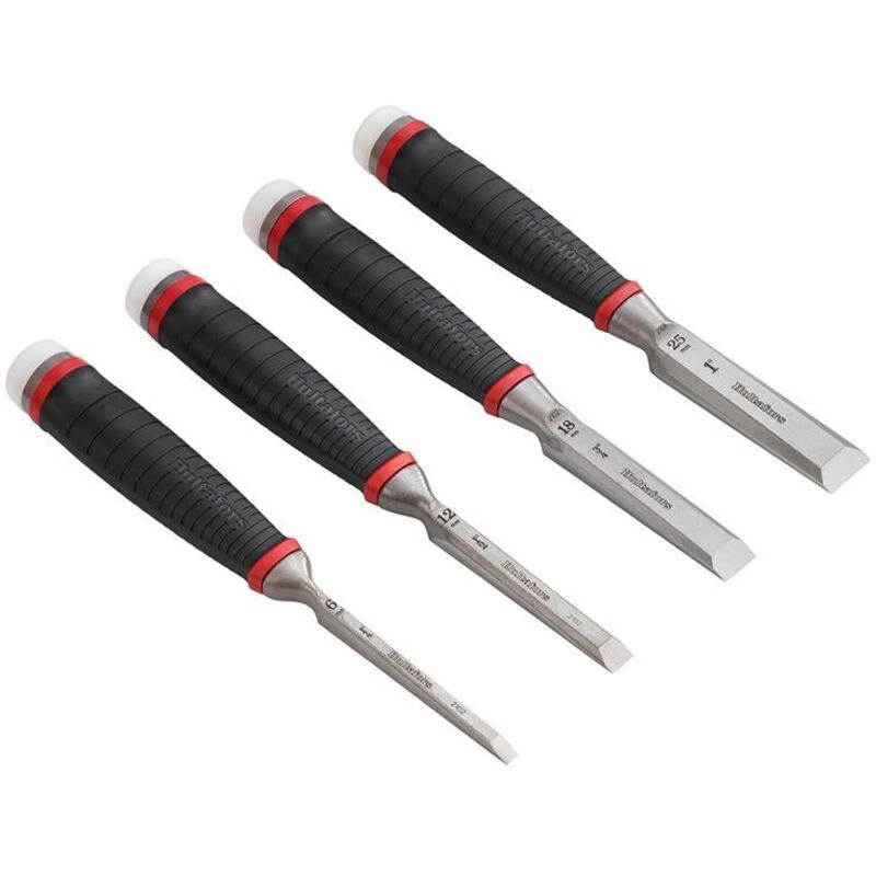 Image of HULTAFORS Hultafors - 390671 HDCS4 Heavy-Duty Chisel Set 4 Piece 6-25mm HUL390671 390671