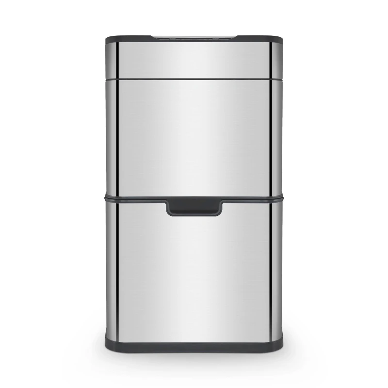 Image of Tower 50l Ozone Recycling Sensor Bin Silver